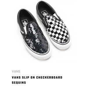 🖤 NWOT Vans Flipping Sequins 🖤